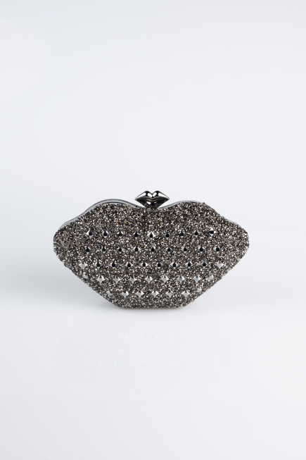 Abendtasche Platin SH831