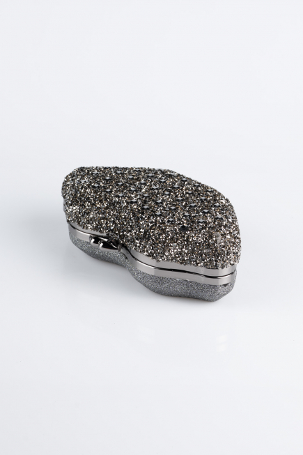 Abendtasche Platin SH831