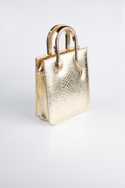 Abendtaschen Gemustert Gold KC143