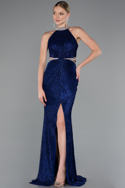 Abendkleid Lang Sächsischblau ABU4324