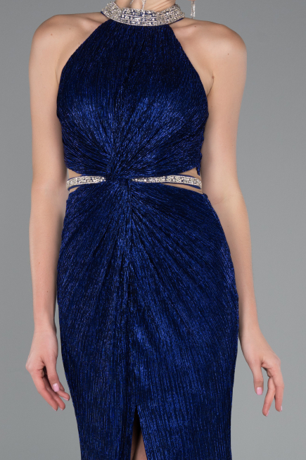 Abendkleid Lang Sächsischblau ABU4324