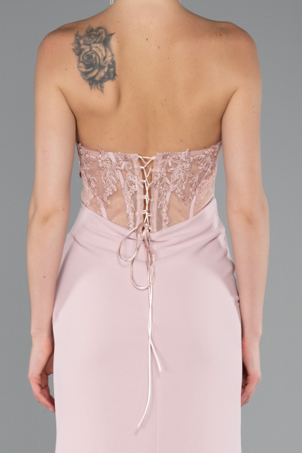 Puder Abendkleid Lang ABU5001