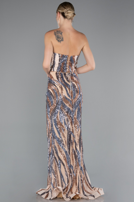 Abendkleid Lang Gold ABU5024