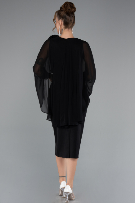 Partykleid Midi Schwarz ABK2382