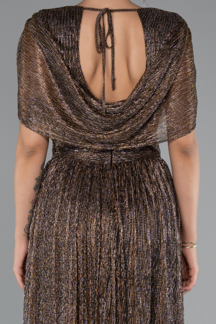 Abendkleid Lang Kupfer ABU5098