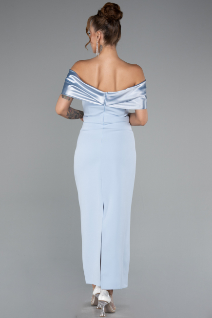 Eisblau Partykleid Midi ABK2212