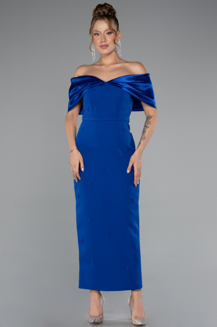 Sächsischblau Partykleid Midi ABK2212