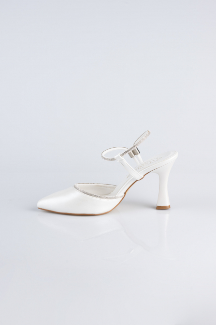 Party-Schuhe Leder Weiß MJD5150
