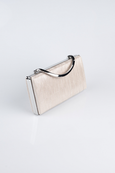 Gold-Silber Kästchen-Tasche Laserschnitt V258