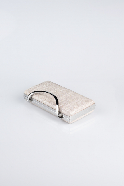 Gold-Silber Kästchen-Tasche Laserschnitt V258