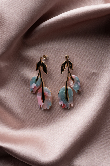 Ohrschmuck Minzgrün BJ1010