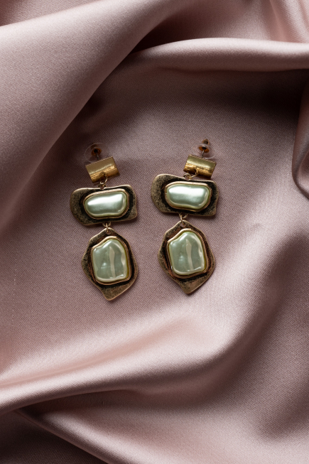 Ohrschmuck Minzgrün BJ1043