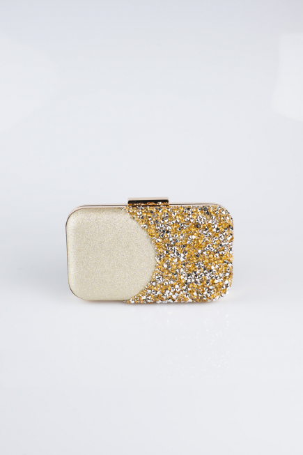 Abendtasche Gold V604