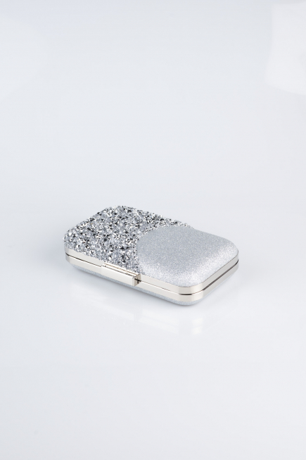 Abendtasche Silber V604