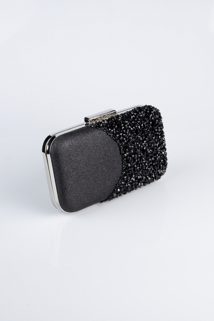 Abendtasche Schwarz V604