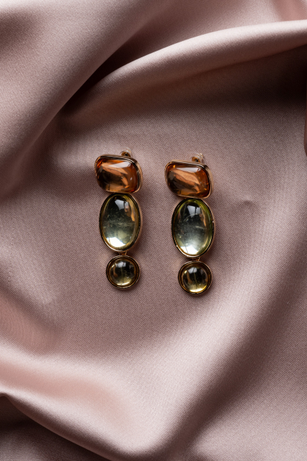Ohrschmuck Minzgrün BJ1044