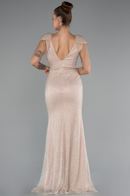 Abendkleid Lang Gold ABU5132