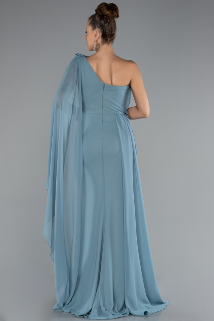 Standesamtkleid Lang Chiffon Minzgrün ABU5144