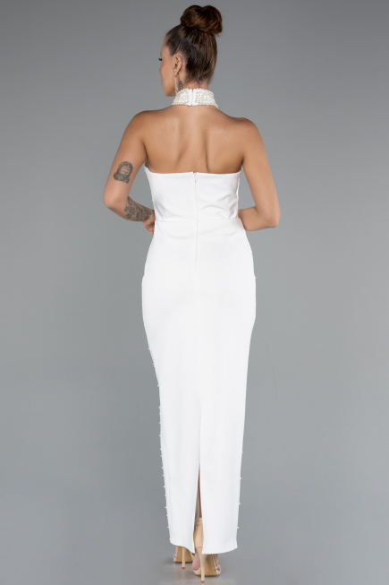Standesamtkleid Midi Weiß ABK2399
