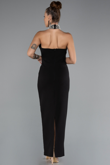 Standesamtkleid Midi Schwarz ABK2399