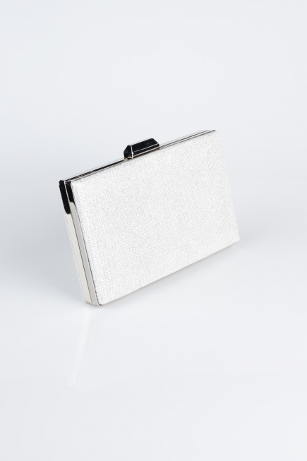 Silber Abendtasche Glitzernd SH801