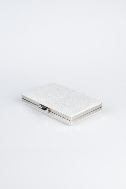 Silber Abendtasche Glitzernd SH801