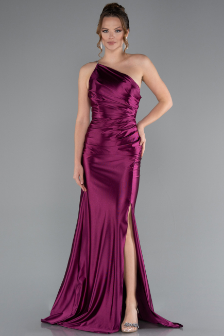 Abschlusskleid Lang Kirschrot ABU5022