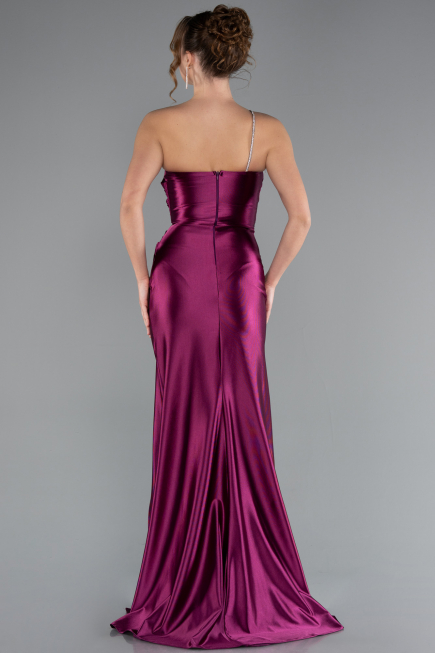 Abschlusskleid Lang Kirschrot ABU5022