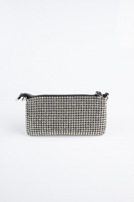 Abendtasche Swarovski Schwarz MN965