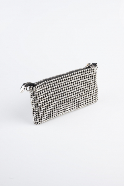 Abendtasche Swarovski Schwarz MN965