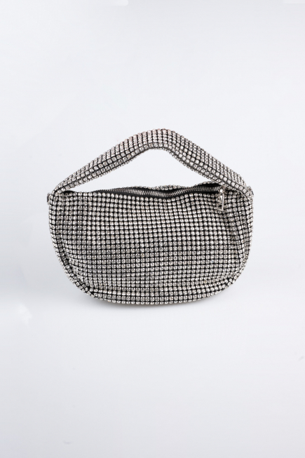 Abendtasche Swarovski Schwarz MN971