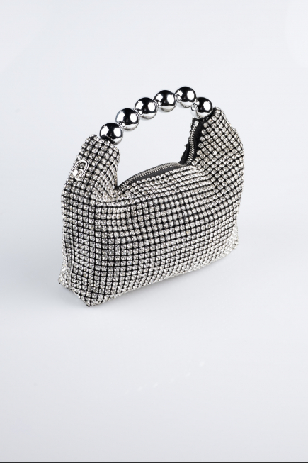 Abendtasche Swarovski Schwarz MN980