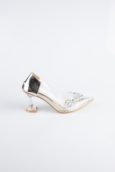 Stiletto Lackleder Gold ABR1055