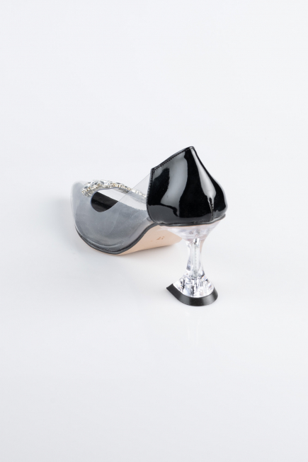 Stiletto Lackleder Schwarz ABR1055