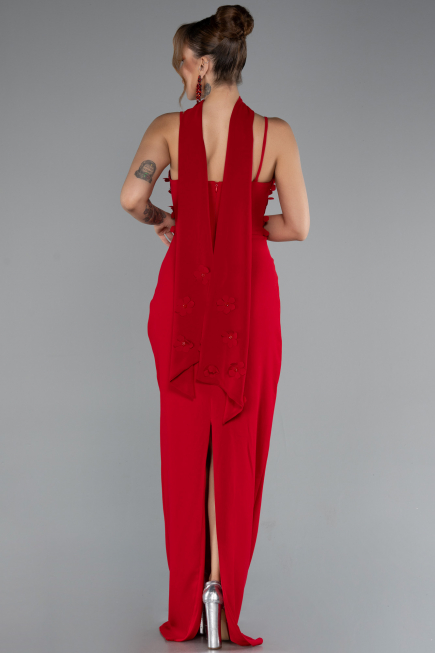 Abendkleid Lang Rot ABU5181