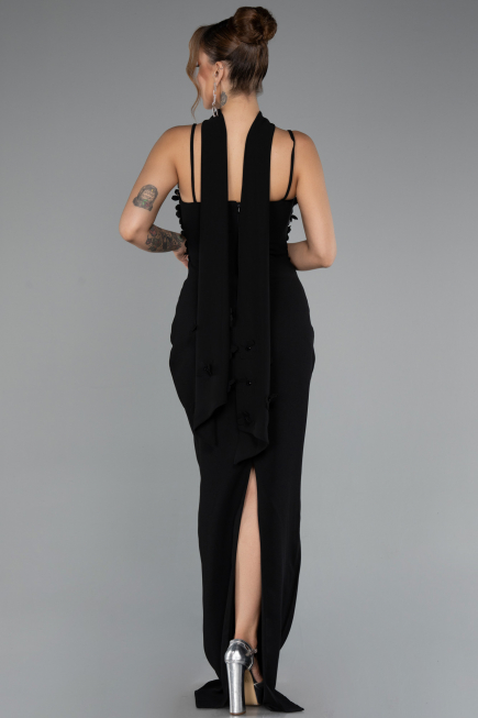 Abendkleid Lang Schwarz ABU5181