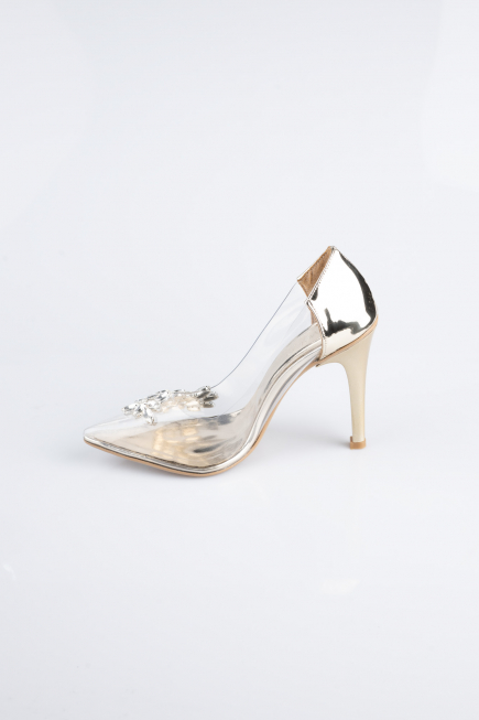 Party-Schuhe Lackleder Gold AB1150