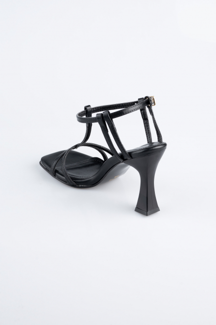 Party-Schuhe Leder Schwarz AB1153