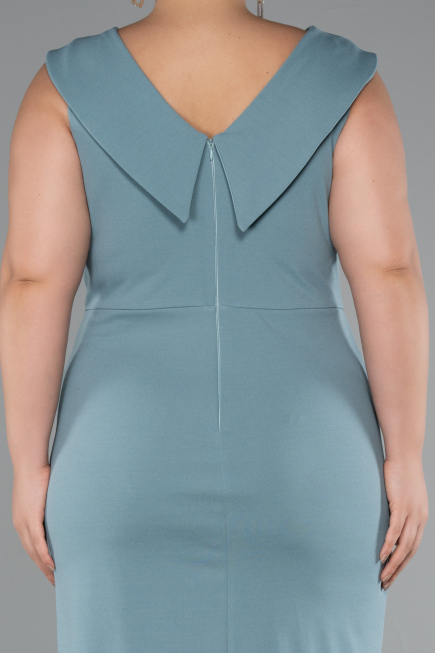 Partykleid in Übergröße Midi Minzgrün ABK2422