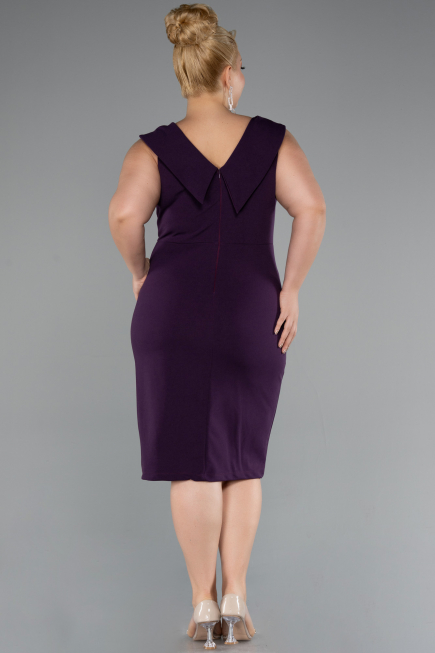 Partykleid in Übergröße Midi Violette ABK2422