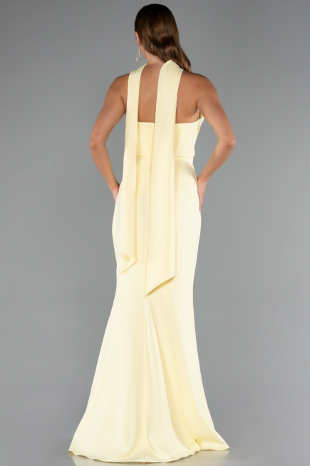 Abschlusskleid Lang Gelb ABU5216