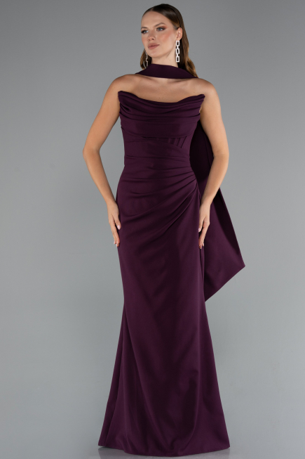 Abschlusskleid Lang Kirschrot ABU5216
