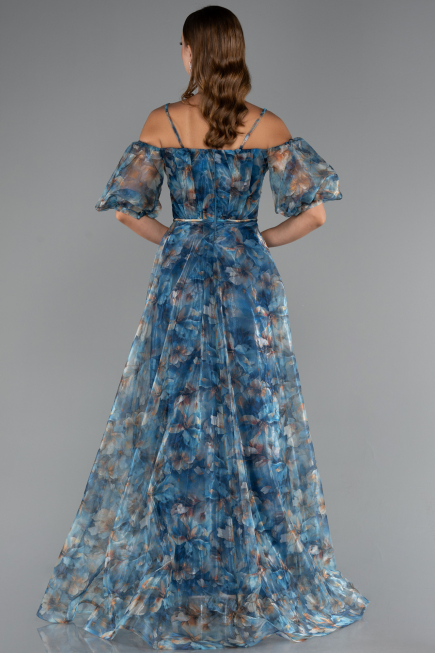 Abendkleid Lang Petrolgrün ABU5221