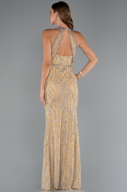 Abendkleid Lang Gold ABU5213
