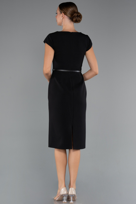 Partykleid Midi Schwarz ABK2428