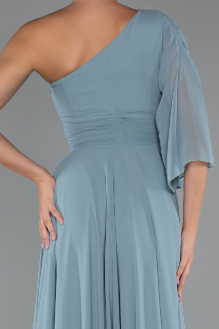 Abschlusskleid Lang Chiffon Türkis ABU5259