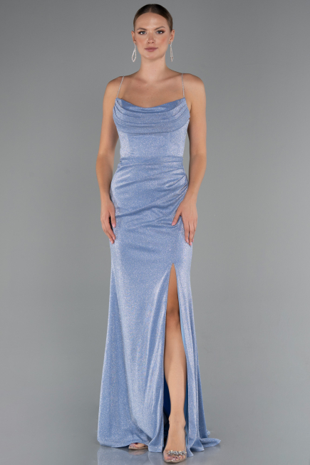 Abschlusskleid Lang Indigo ABU5245