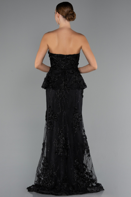 Abendkleid Lang Schwarz ABU5249