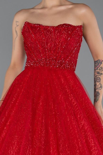 Abendkleid Lang Rot ABU5265