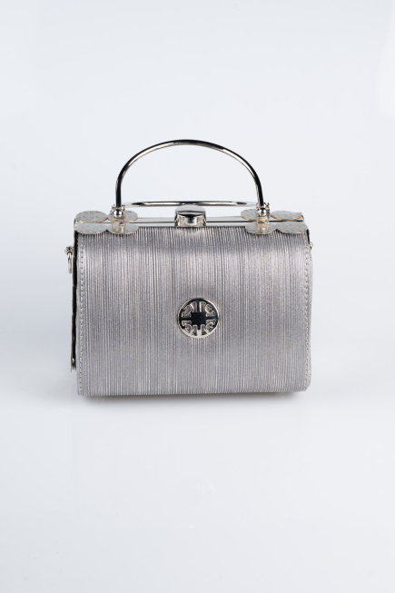 Abendtaschen Laserschnitt Platin KC170